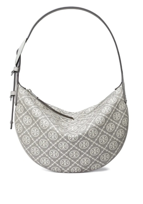 Tory Burch small Balloon monogram utility shoulder bag - Grey