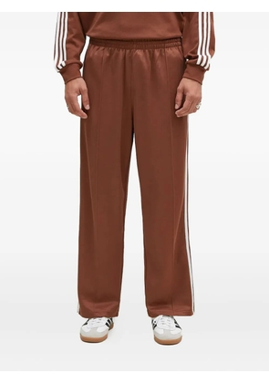 adidas three-stripe trousers - Brown
