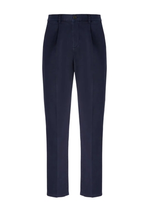 Missoni embroidered-monogram chino pants - Blue