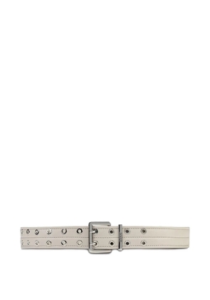 GANNI leather belt - Neutrals