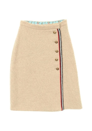 Gucci Pre-Owned 10s sherry line tweed skirt - Neutrals