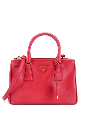 Prada Pre-Owned Double Zip Lux Saffiano Leather Small tote bag - Pink