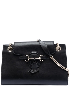 Gucci Pre-Owned 2016-2025 Large Leather Emily shoulder bag - Black