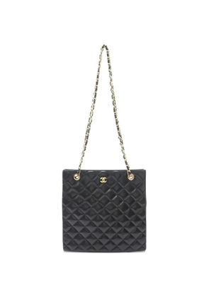 CHANEL Pre-Owned 1991-1994 diamond-quilting shoulder bag - Black