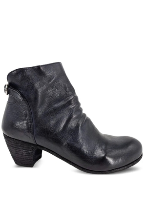 Officine Creative Chabrol 002 leather ankle boots - Blue