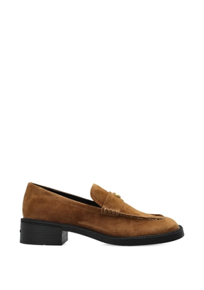 Coach block-heel suede loafers - Brown