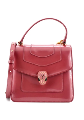 Bvlgari Pre-Owned Serpenti Forever Top Handle Bag Patent Small satchel - Pink
