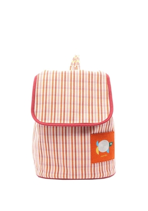 Hermès Pre-Owned 20th Century Canvas Animaux Nattes backpack - Orange