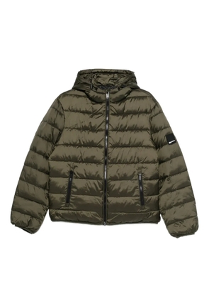 Karl Lagerfeld Jeans hooded puffer jacket - Green