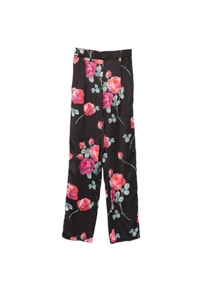 Nº21 floral-print trousers - Black