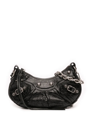 Balenciaga Pre-Owned 2022 Lambskin Motocross Le Cagole XS crossbody bag - Black