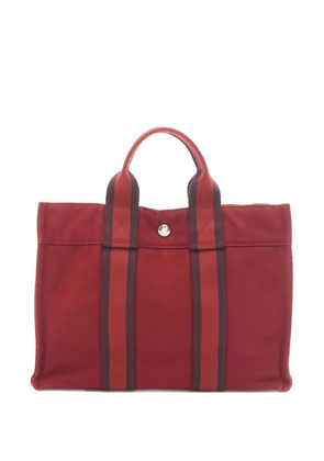Hermès Pre-Owned PM Fool Toe canvas tote bag - Red