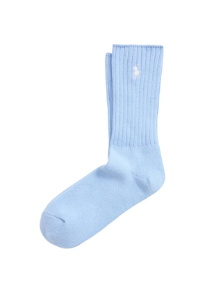 Polo Ralph Lauren Polo Pony-embroidered ribbed socks - Blue