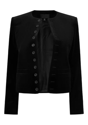 Nili Lotan Patti buttoned short jacket - Black