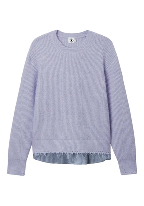 b+ab round-neck sweater - Purple