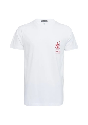 Black Score Yolo T-shirt - White