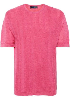Kiton ribbed-knit T-shirt - Pink