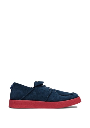 Hide&Jack textured platform sneakers - Blue
