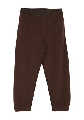 CROQUIS ribbed stretch knit trousers - Brown