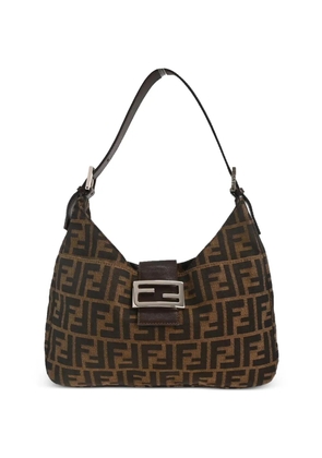 Fendi Pre-Owned 2000 Zucca-pattern shoulder bag - Brown
