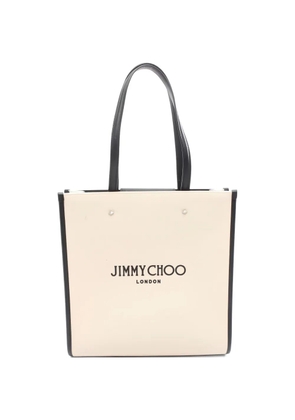 Jimmy Choo Pre-Owned 2010s logo tote bag - Neutrals
