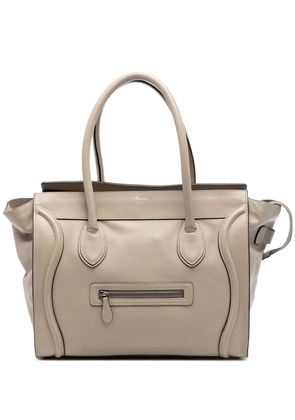 Celine Pre-Owned 2011 Mini Luggage Leather tote bag - Brown