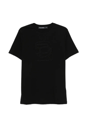 Karl Lagerfeld logo-motif T-shirt - Black