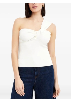 P.A.R.O.S.H. knot-detail one-shoulder blouse - White