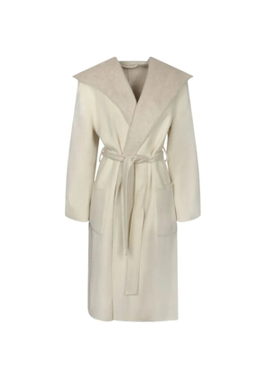 P.A.R.O.S.H. hooded belt coat - Neutrals