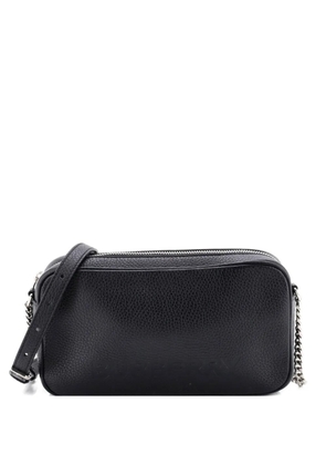 Burberry Pre-Owned Camera Logo Embossed Leather Small crossbody bag - Black