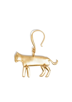 Bimba y Lola animal-motif hook earrings - Yellow