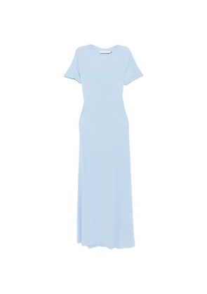 Proenza Schouler White Label Noelle short-sleeve maxi dress - Blue