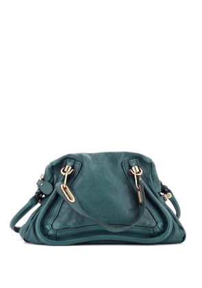 Chloé Pre-Owned Paraty Top Handle Bag Leather Medium satchel - Blue
