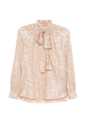 Dice Kayek bow-tie shirt - Neutrals