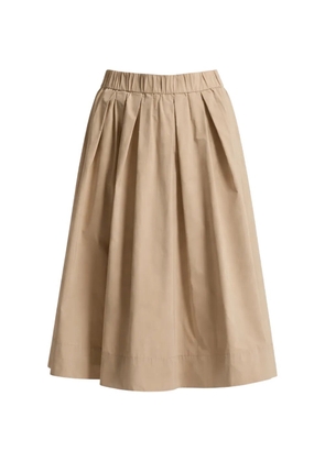 Peserico pleated midi skirt - Neutrals