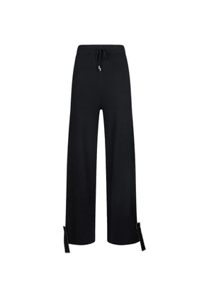 LIU JO beaded knitted trousers - Black