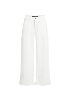 Karl Lagerfeld belt-loop pocket jeans - White