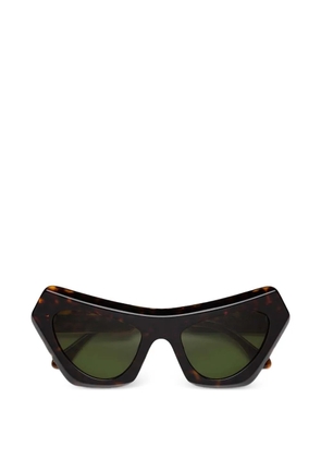 Marni Eyewear geometric sunglasses - Brown