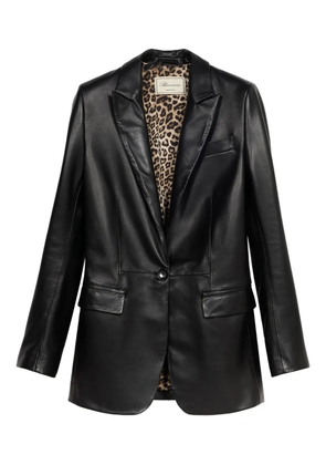 Blumarine leather blazer - Black