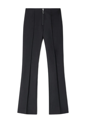 SANDRO zip-up straight trousers - Black
