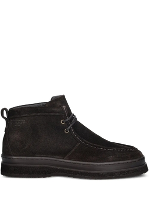 Gant lace-up panelled boots - Brown