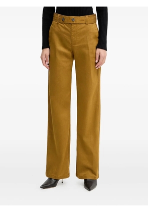 LIU JO belted trousers - Yellow