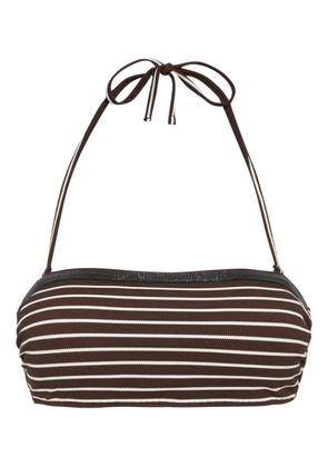 Brunello Cucinelli Monili-detail bikini top - Brown