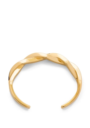 AMI Paris tresse open bracelet - Gold
