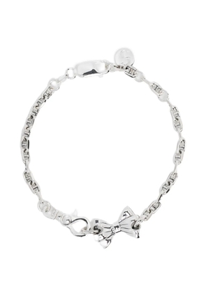 Stolen Girlfriends Club pierced-bow bracelet - Silver
