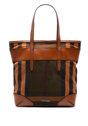 Burberry Pre-Owned 2000-2017 House Check Canvas tote bag - Brown
