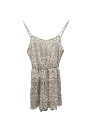 alice + olivia lace sleeveless playsuit - Neutrals