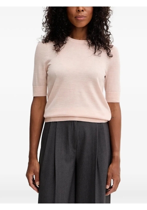 BOSS rolled cuffs sweater - Pink