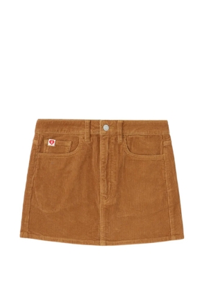 A BATHING APE® corduroy heart pocket mini skirt - Brown