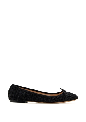 HOUSE OF BALLERINAS bow ballet flats - Black